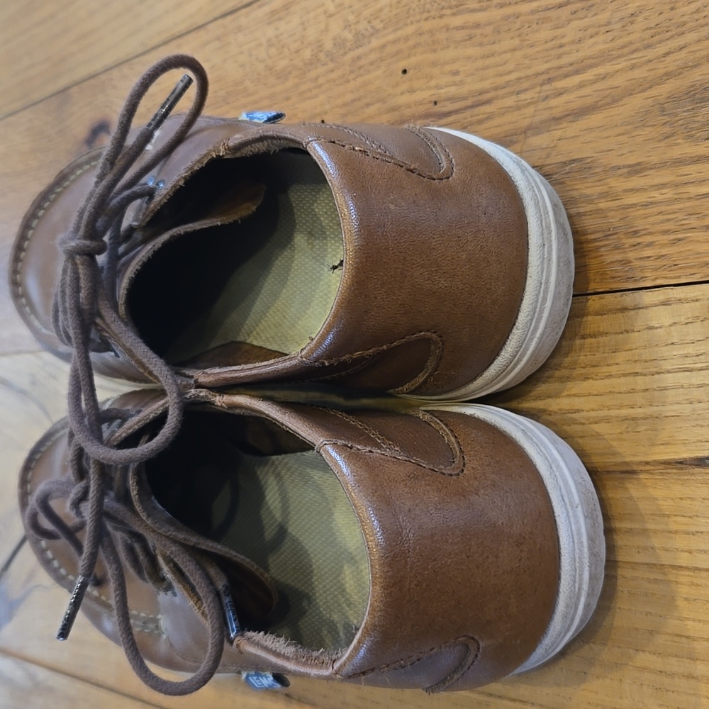 Lems Mariner Size 7.5 Mens Size 9 Womens In Walnut 100% Leather - Picture 4 of 10